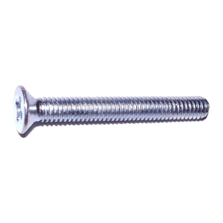 Midwest Fastener M2.5-0.45 x 20 mm Phillips Flat Machine Screw, Zinc Plated Steel, 20 PK 79654